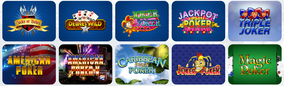 Video Poker VINCI SPIN CASINO
