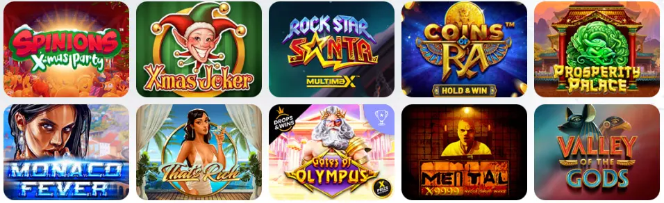 VINCI SPIN CASINO Machines à sous classiques