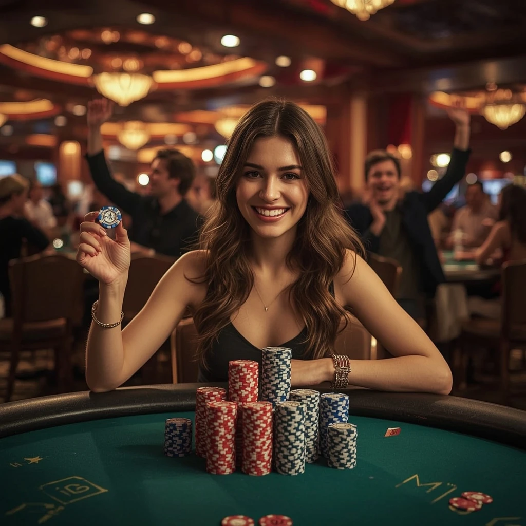 bonus dans les mains d’un homme au casino Vinci Spin