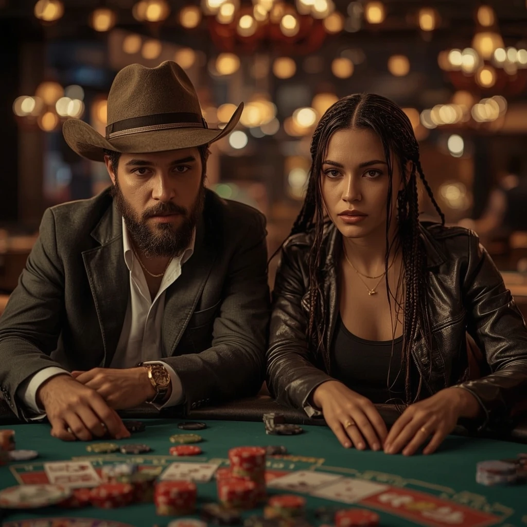 photo de deux joueurs de poker VINCI SPIN CASINO
