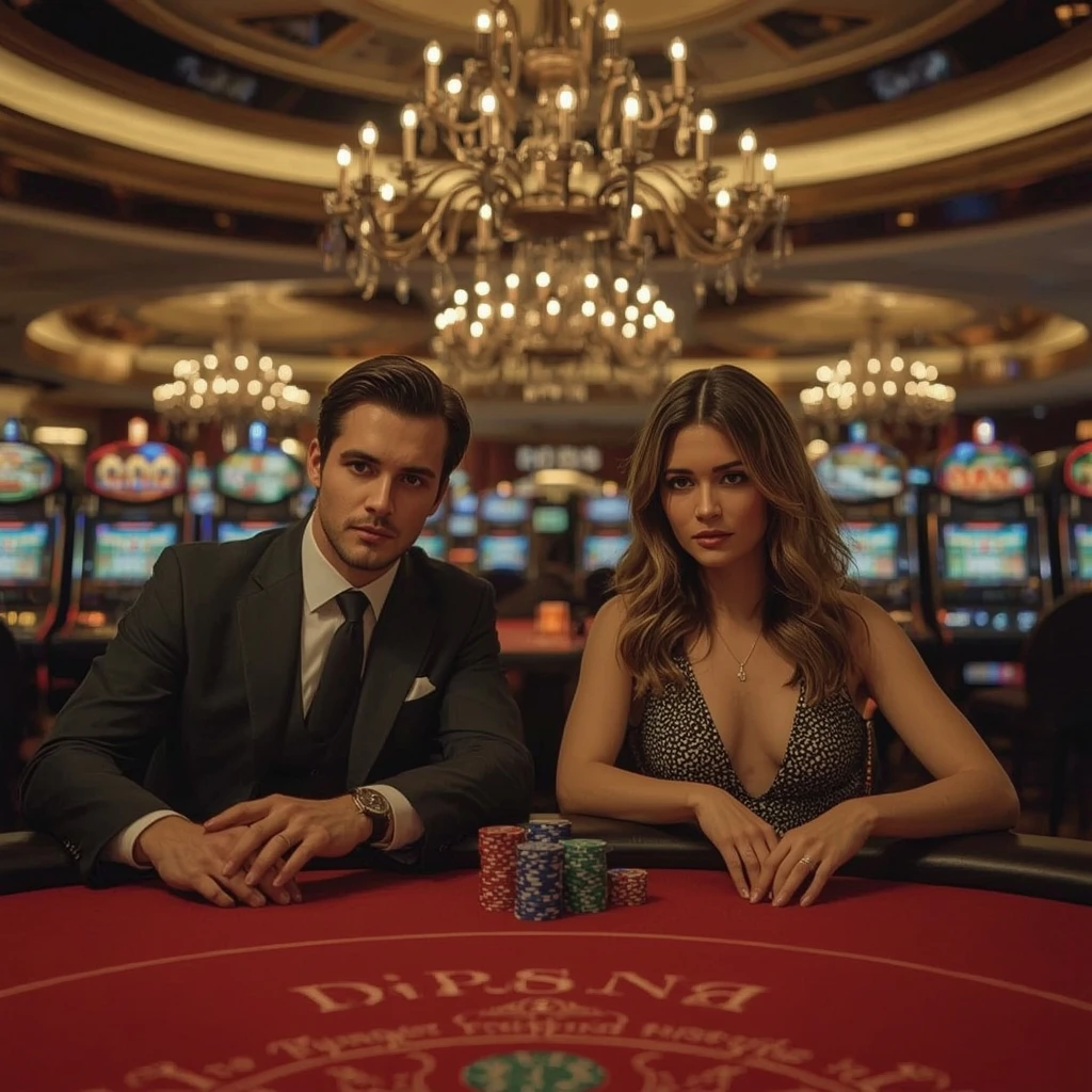 Deux joueurs de poker dans un VINCI SPIN CASINO