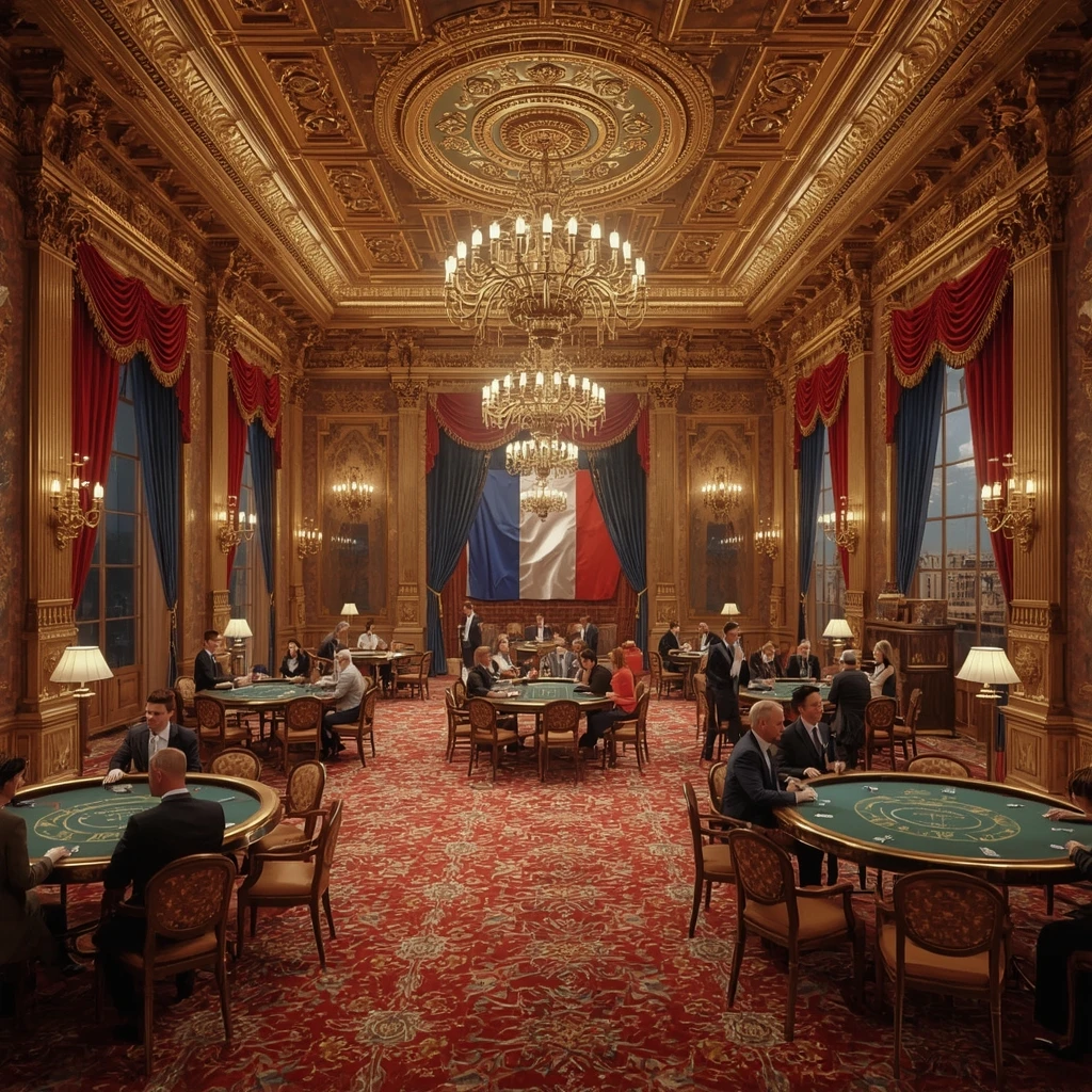 Le casino et le drapeau français VINCI SPIN CASINO